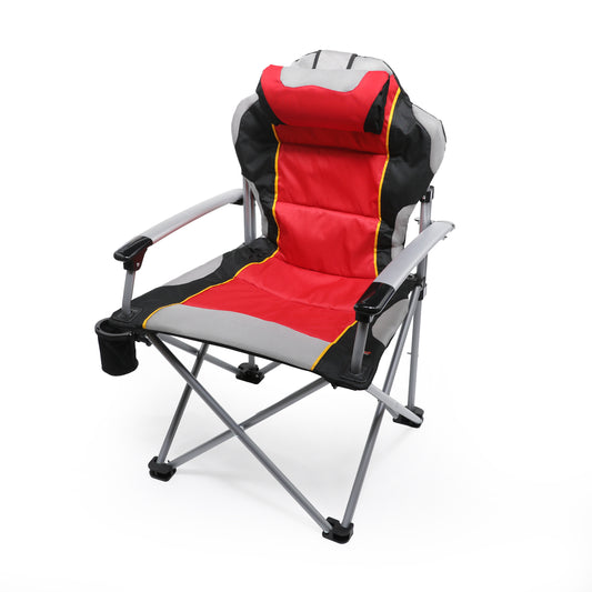 ProMech Racing Fold-Up Paddock Chair with Carry Bag - Scarlet Red