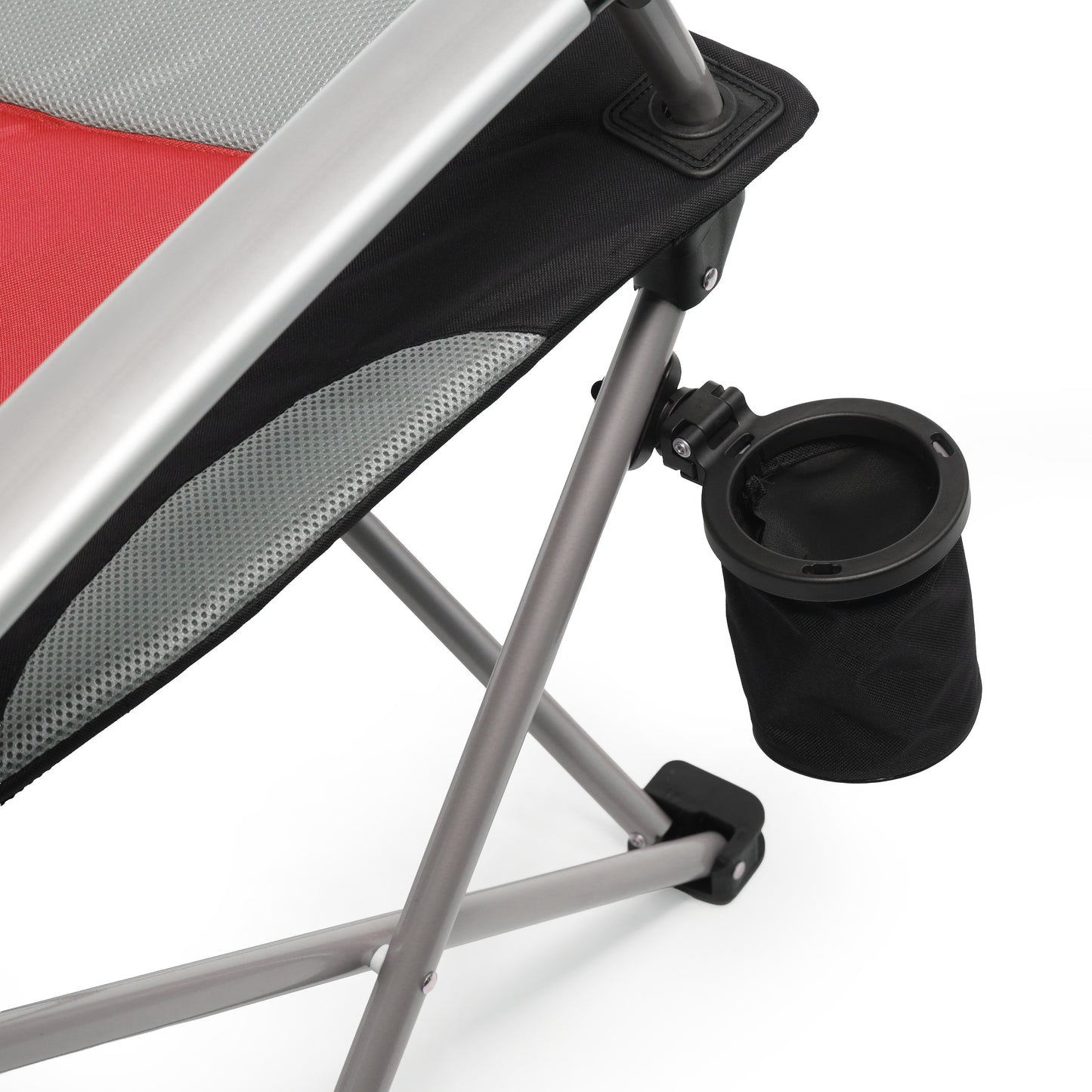 ProMech Racing Fold-Up Paddock Chair with Carry Bag - Scarlet Red