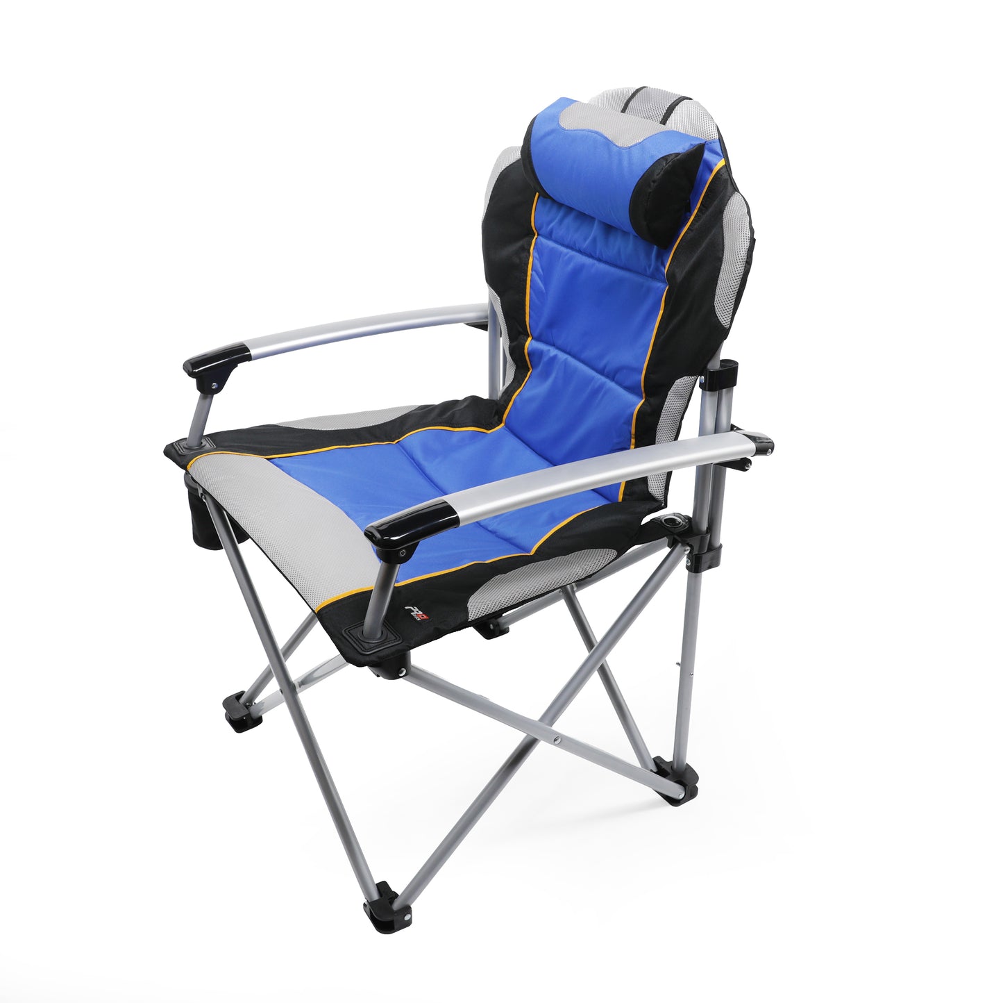 ProMech Racing Fold-Up Paddock Chair with Carry Bag - Riptide Blue