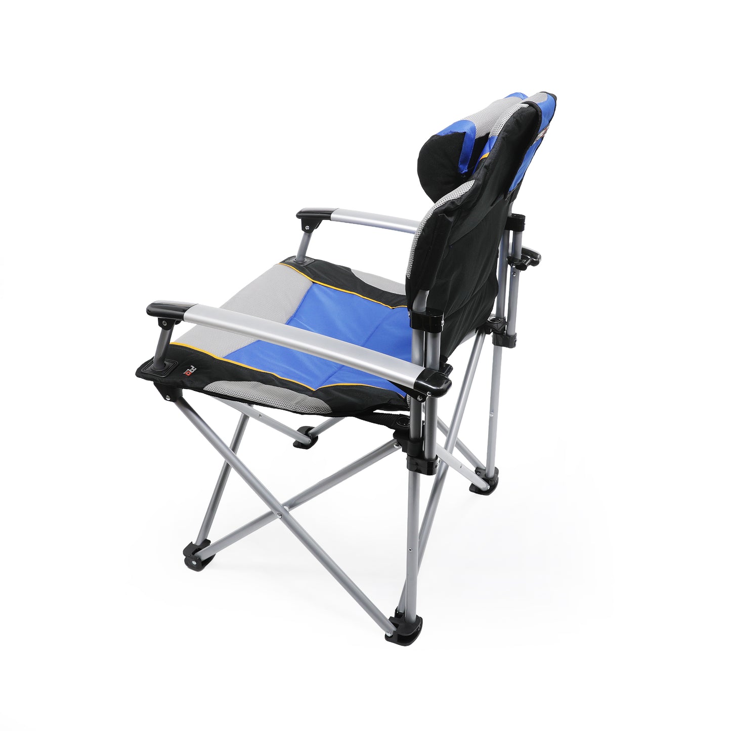 ProMech Racing Fold-Up Paddock Chair with Carry Bag - Riptide Blue