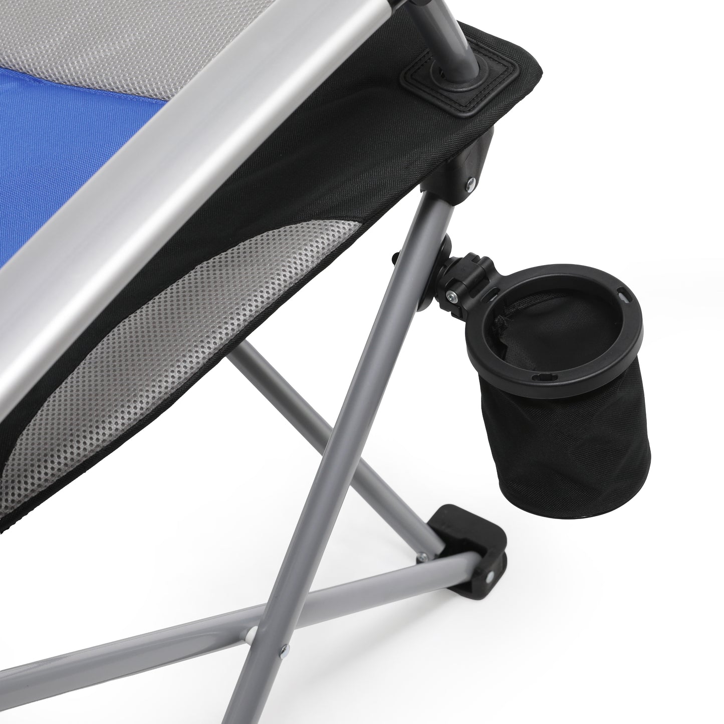 ProMech Racing Fold-Up Paddock Chair with Carry Bag - Riptide Blue