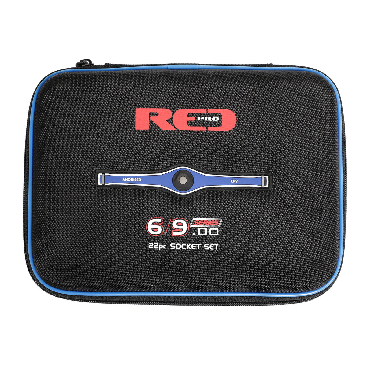 Red Pro Tools 22pc Socket Set 1/4" & 3/8" Drive (6/9.00 Series) - Blue