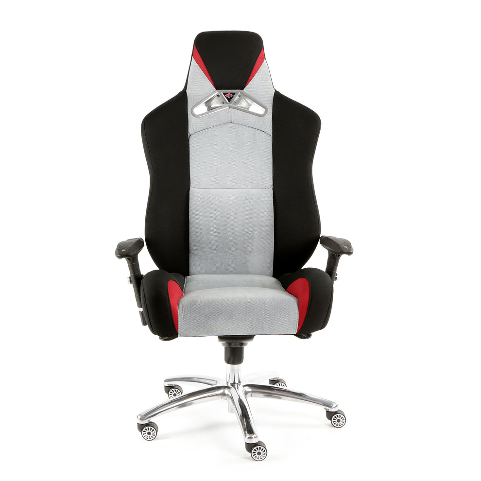 ProMech Racing GT-992 Office Racing Chair Carbon Grey / Black (Fabric ...