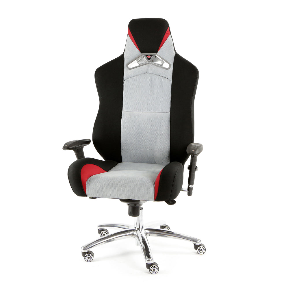 ProMech Racing GT-992 Office Racing Chair Carbon Grey / Black (Fabric ...