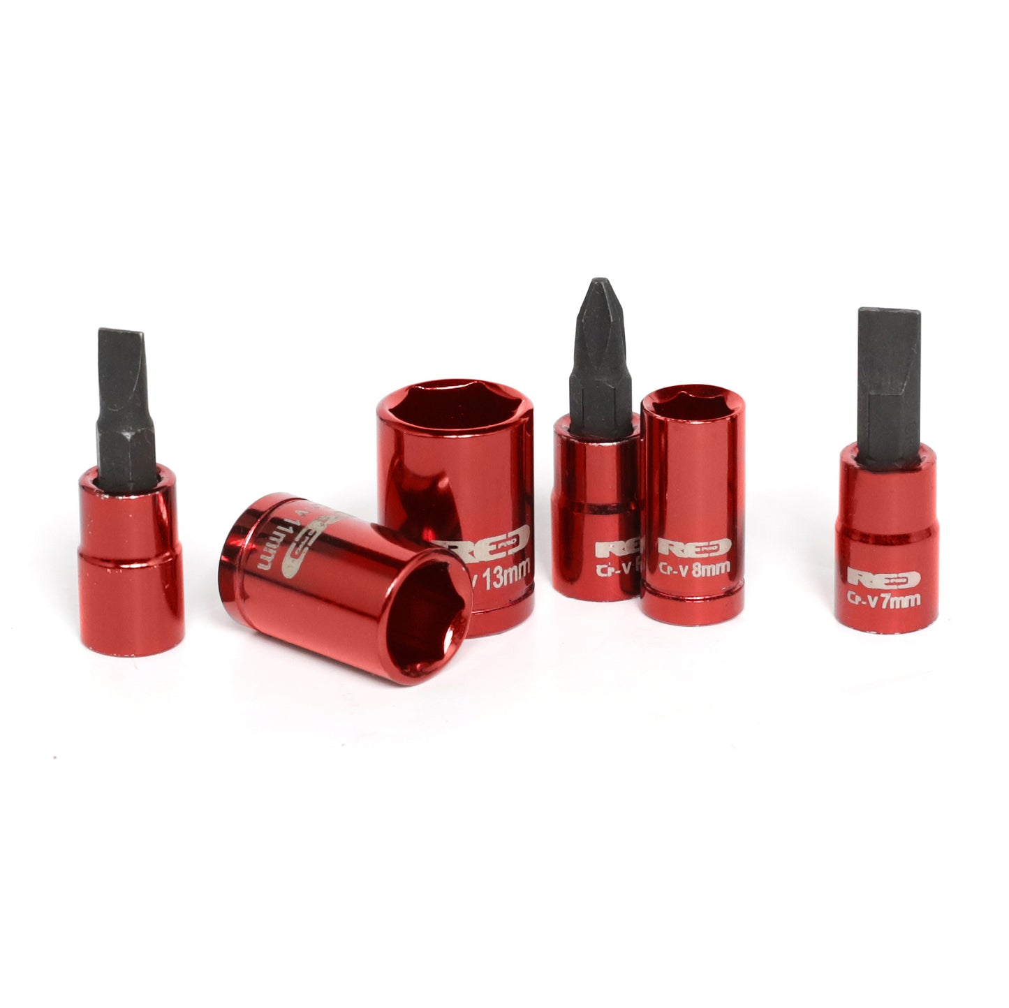 Red Pro Tools 23pc Socket Set 1/4" Drive (6.00 Series)