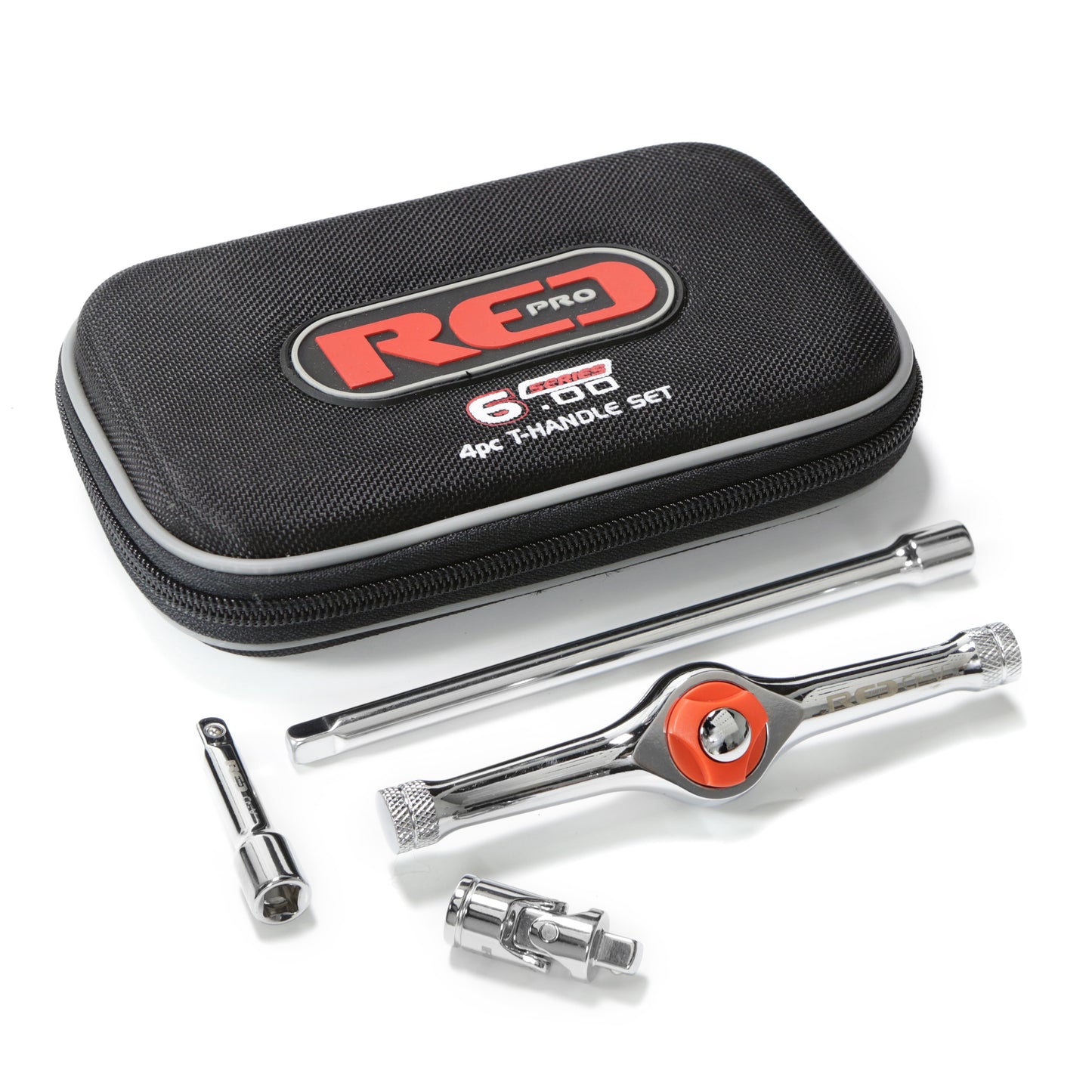 Red Pro Tools 4pc T-Handle Set 1/4" Drive (6.00 Series)