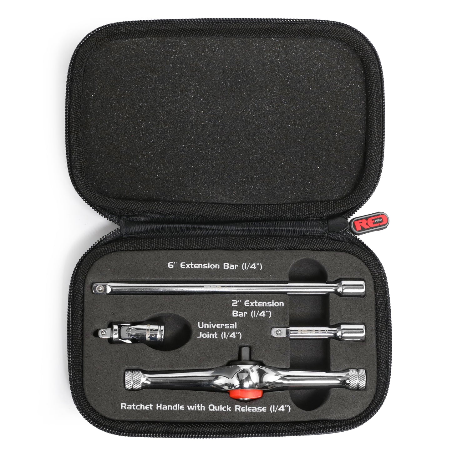 Red Pro Tools 4pc T-Handle Set 1/4" Drive (6.00 Series)