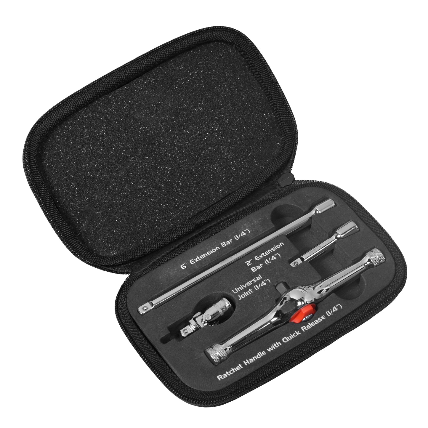 Red Pro Tools 4pc T-Handle Set 1/4" Drive (6.00 Series)