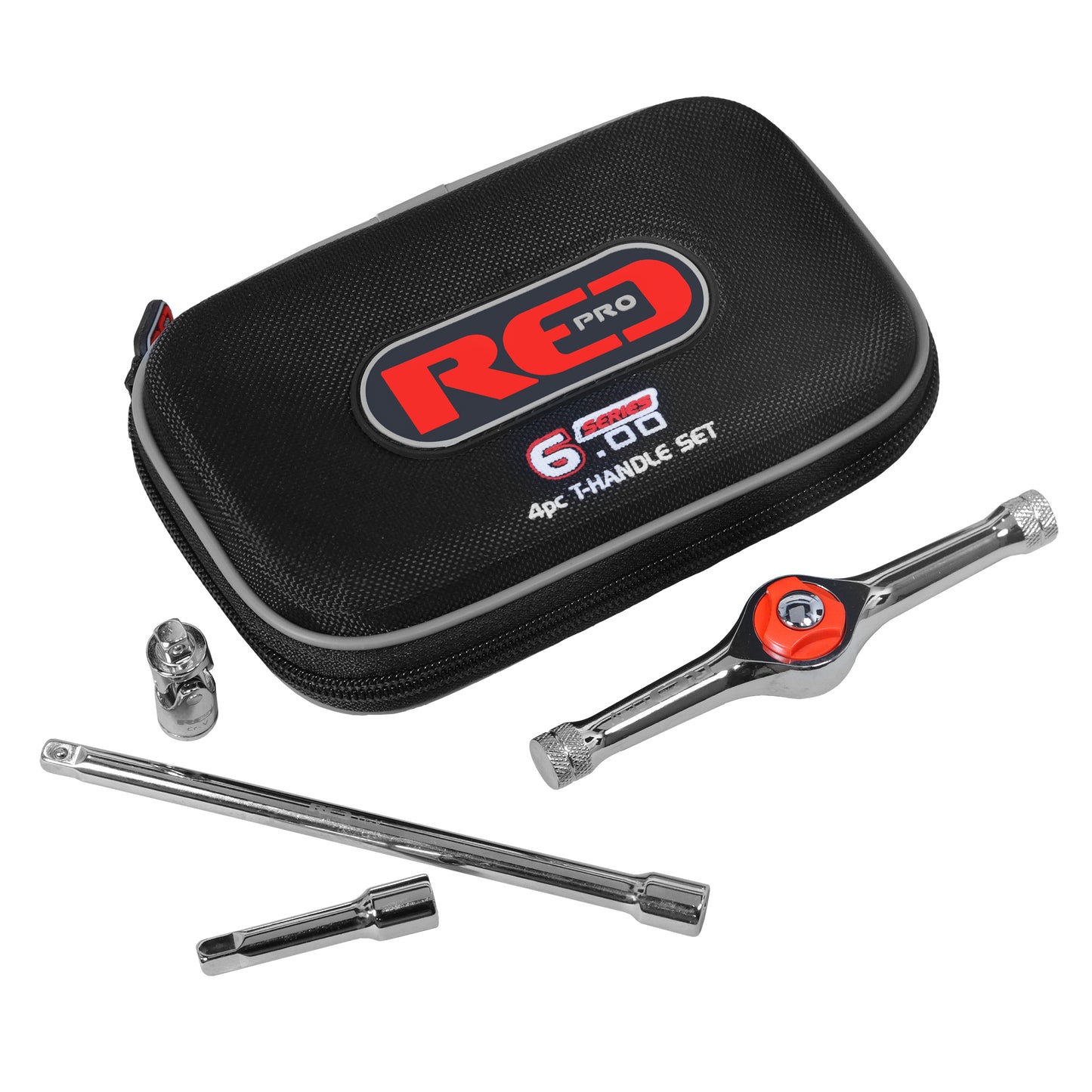 Red Pro Tools 4pc T-Handle Set 1/4" Drive (6.00 Series)