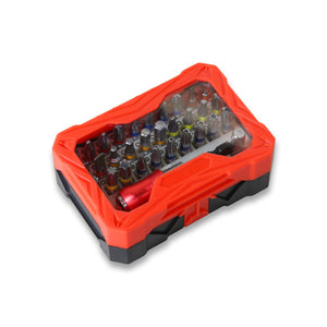 Red Pro 32 piece Bit Set Screwdriver