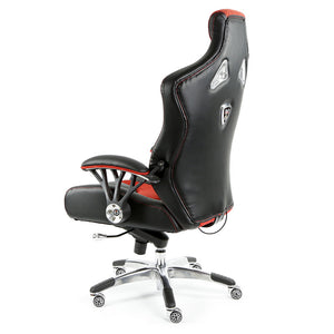 ProMech Racing Speed-998 Office Racing Chair Upholstered in Black & Crimson Executive Office Chair Designer Office Racing Chair Ergonomics E-Sports