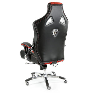 ProMech Racing Speed-998 Office Racing Chair Upholstered in Black & Crimson Executive Office Chair Designer Office Racing Chair Ergonomics E-Sports