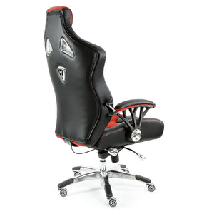 ProMech Racing Speed-998 Office Racing Chair Upholstered in Black & Crimson Executive Office Chair Designer Office Racing Chair Ergonomics E-Sports