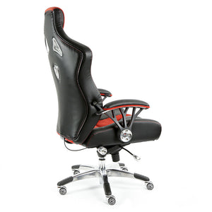 ProMech Racing Speed-998 Office Racing Chair Upholstered in Black & Crimson Executive Office Chair Designer Office Racing Chair Ergonomics E-Sports