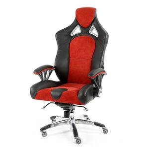 ProMech Racing Speed-998 Office Racing Chair Upholstered in Black & Crimson Executive Office Chair Designer Office Racing Chair Ergonomics E-Sports