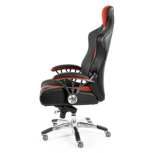 ProMech Racing Speed-998 Office Racing Chair Upholstered in Black & Crimson Executive Office Chair Designer Office Racing Chair Ergonomics E-Sports