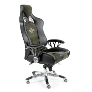 ProMech Racing Speed-998 Office Racing Chair Shadow Alcantara Italian Leather Executive Office Chair Bucket Seat Computer Chair Gaming Chair