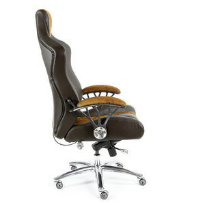 ProMech Racing Speed-998 Office Racing Chair Brown Cowhide