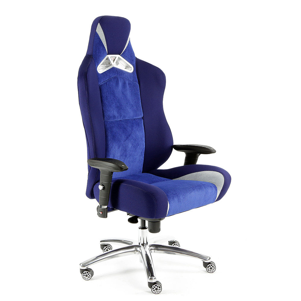 ProMech Racing GT-992 Office Racing Chair Midnight / Egyptian Blue (Fabric)