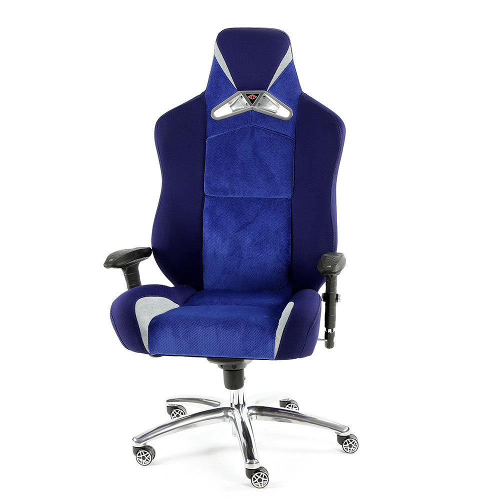 ProMech Racing GT-992 Office Racing Chair Midnight / Egyptian Blue (Fabric)