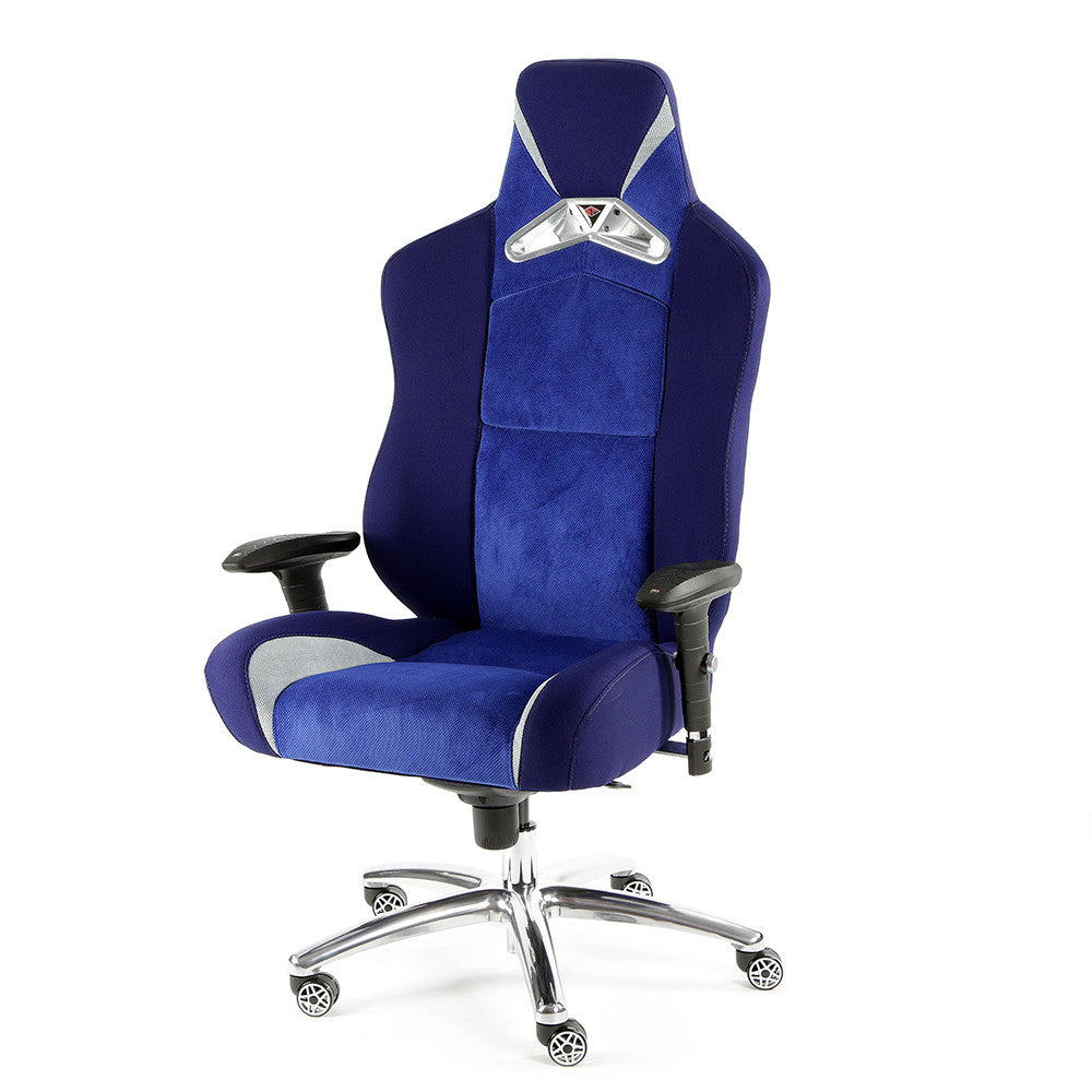 ProMech Racing GT-992 Office Racing Chair Midnight / Egyptian Blue (Fabric)