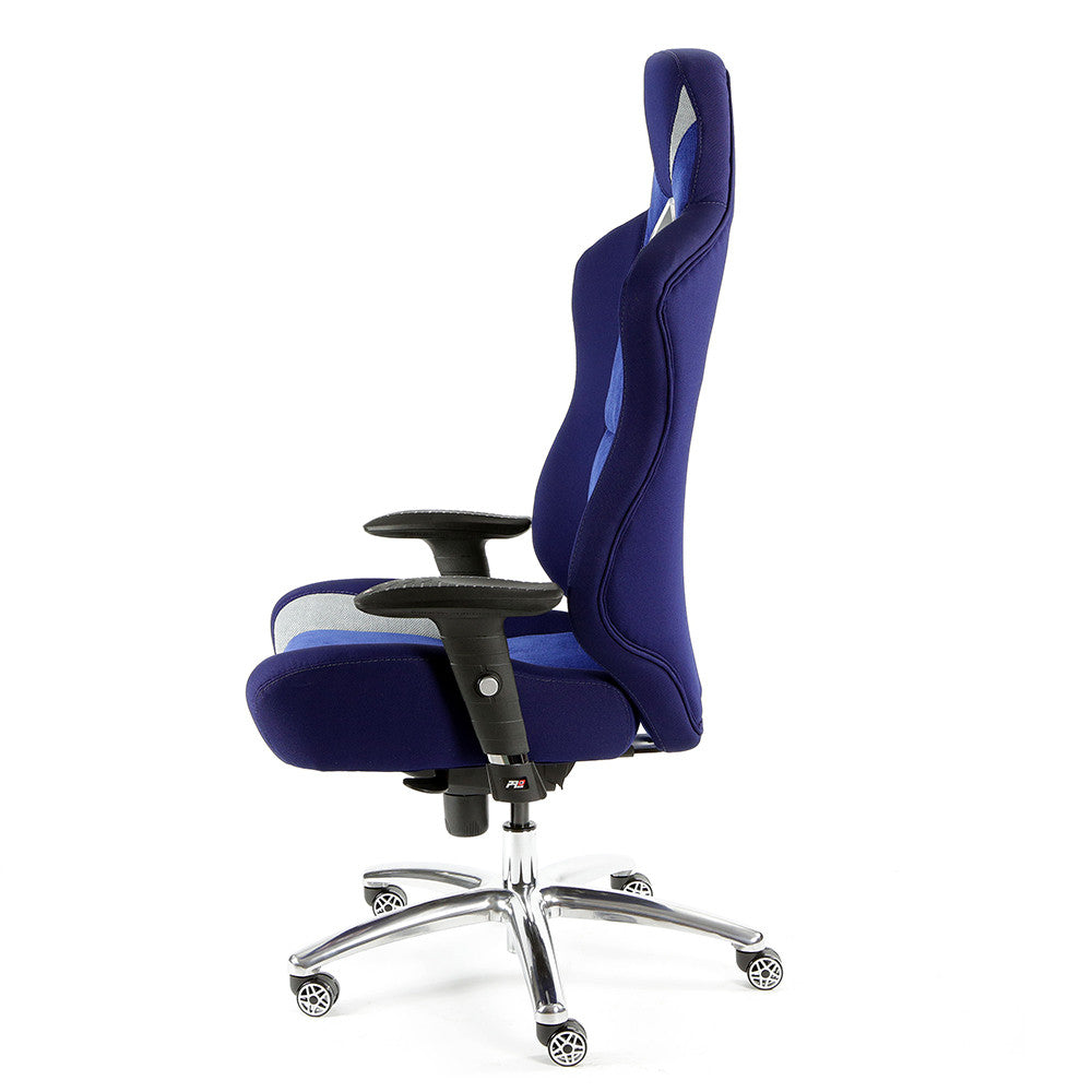 ProMech Racing GT-992 Office Racing Chair Midnight / Egyptian Blue (Fabric)