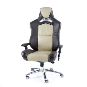 ProMech Racing GT-992 Office Racing Chair Taupe Tan (PU)