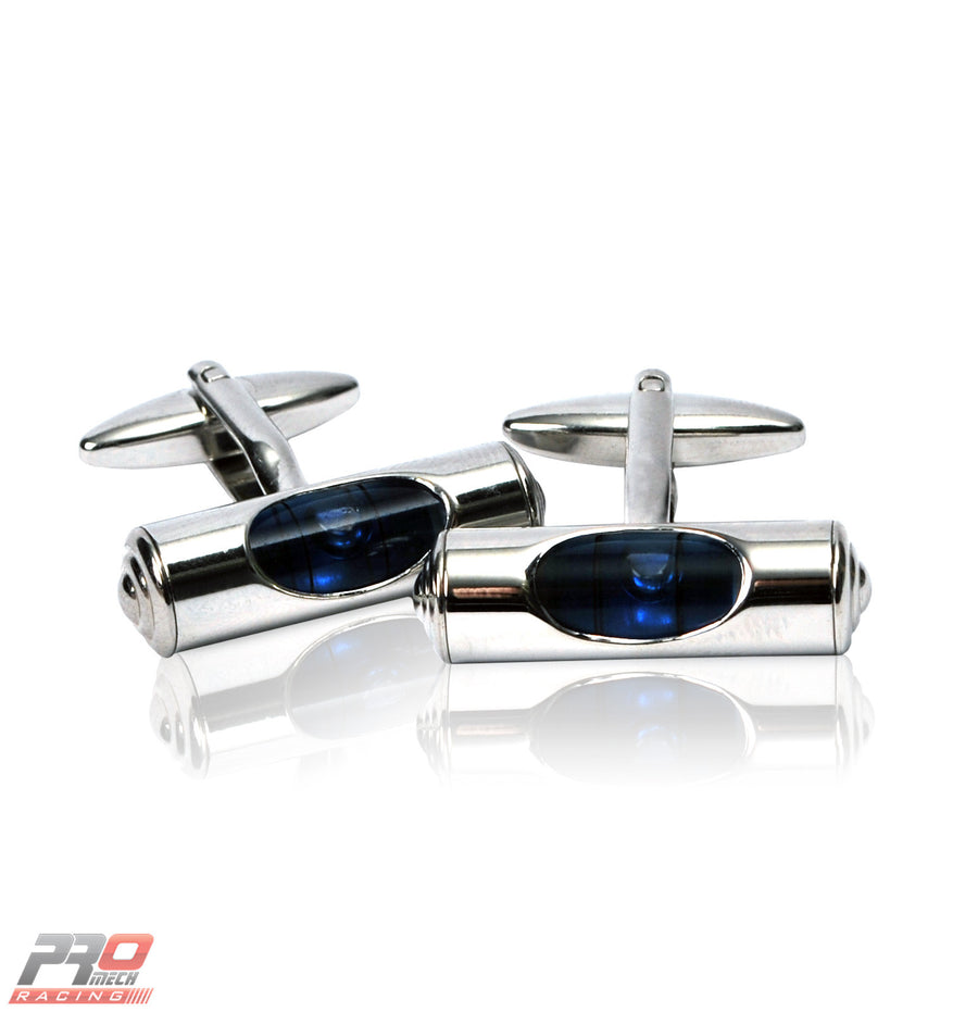 ProMech Racing Spirit Level Cufflinks Giftbox Set